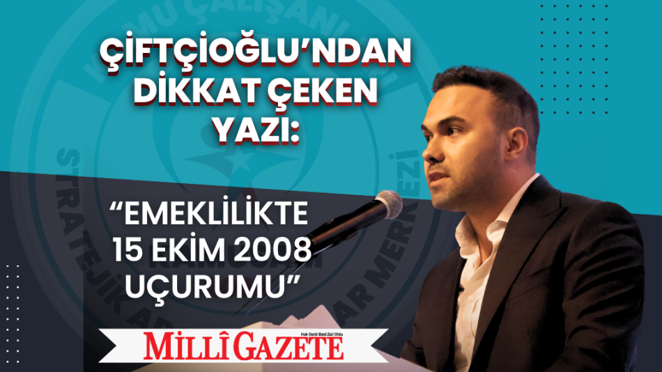 AYNI İŞ, AYNI MAAŞ AMA FARKLI EMEKLİLİK:MEMURLARI BEKLEYEN BÜYÜK SORUN